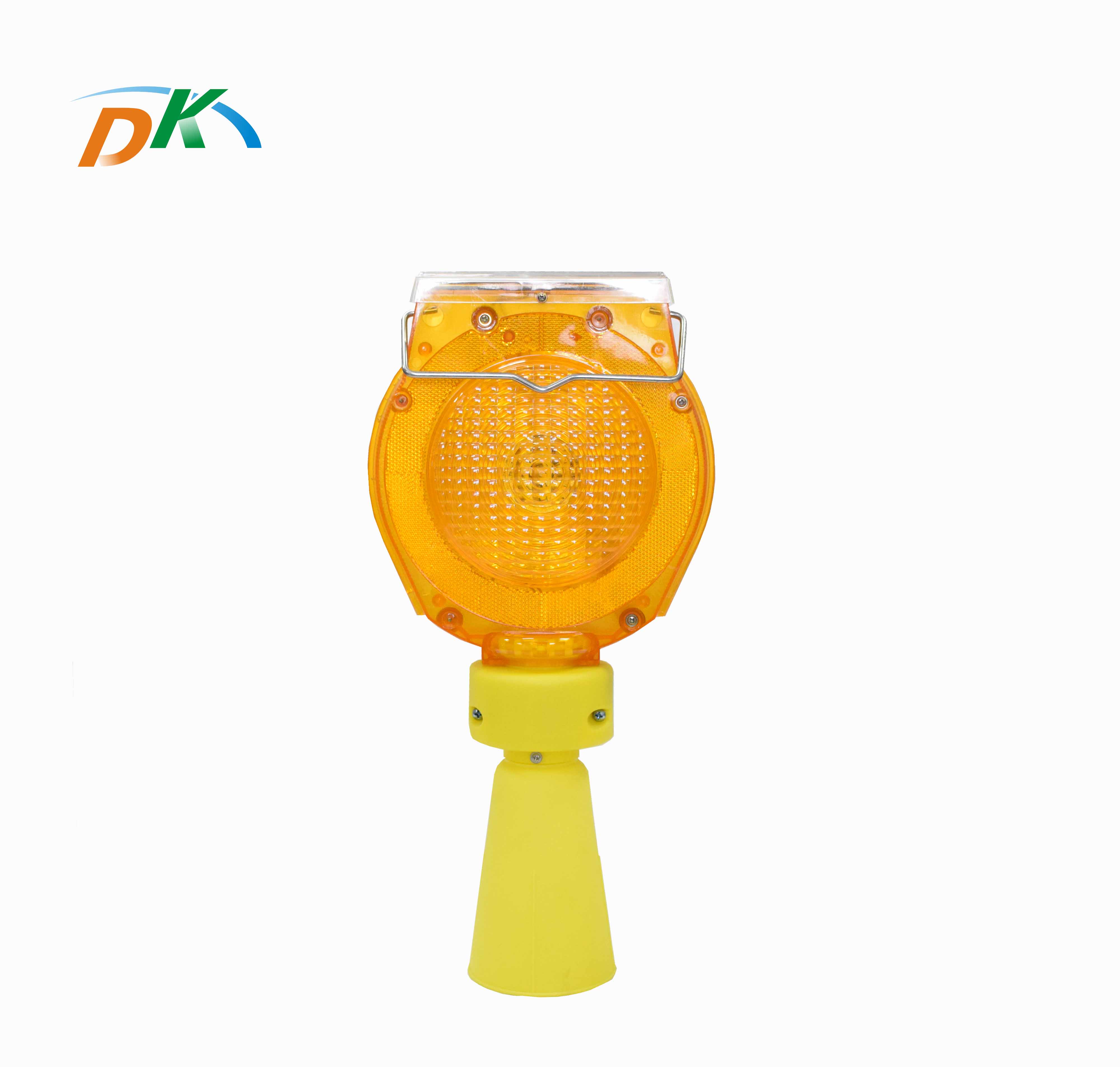 DK LED Manufacturer Solar Traffic Road Construction Barricade Warning Light With CE