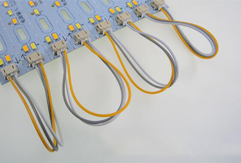 Two-color light bar board 3P connector cable LED light 150mm 3PIN terminal extension line