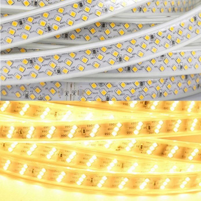 Specialized manufacturer 2835 180leds three rows LED copper wire led strip