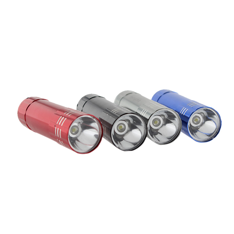 Aluminum 1W Led Flashlight Use 3*AAA Dry Battery For Promotion Gift