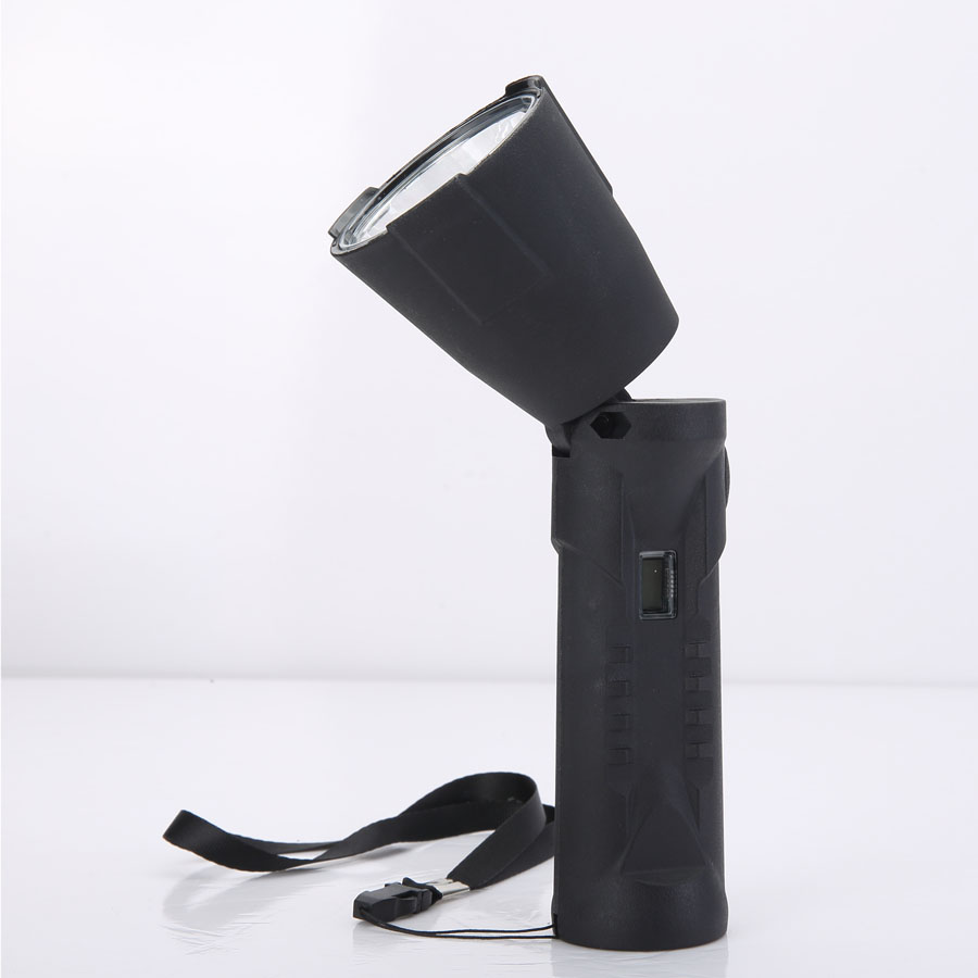 outdoor explosion proof JG-9915 Popular Portable Led Flashlight Rotatable Head cree t6 searchlight