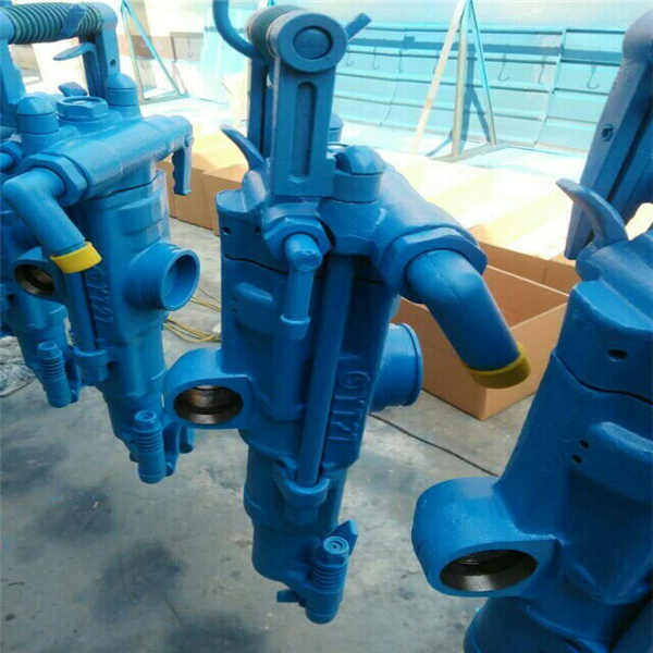 Hand-held and air leg portable YT 24 rock drill for mining