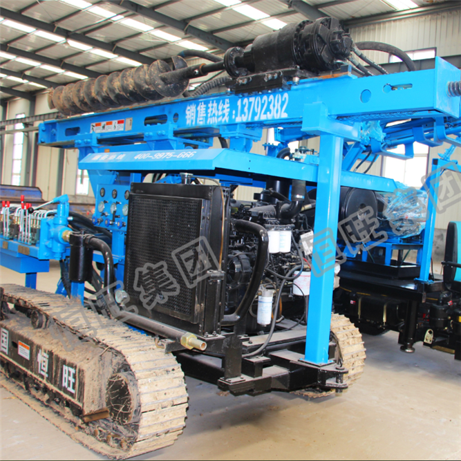 hengwang Truck Mounted Hydraulic Highway Guardrail Pile Driver