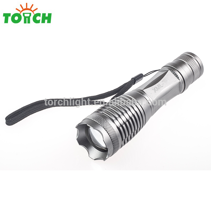 2019 New product Rechargeable zoom xml t6 800LM waterproof led flashlight