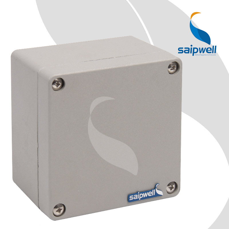 Saipwell/Saip stock Aluminum enclosure, box Model No.SP-AG-FA60 dimension 120*120*82mm