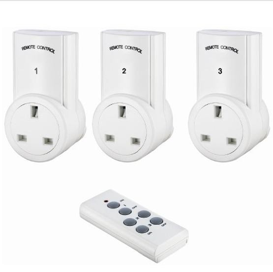 Saipwell digital wireless UK socket with remote control