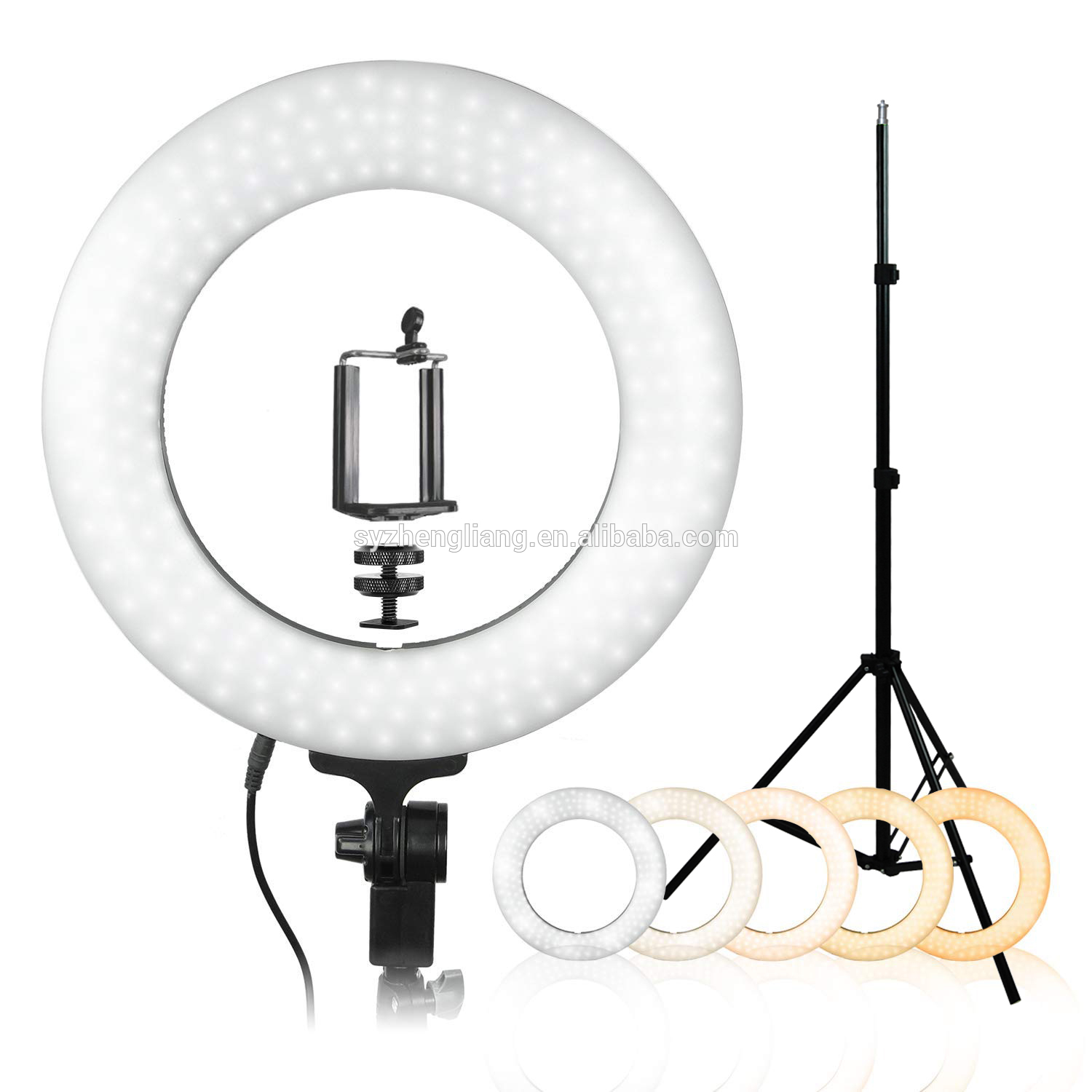 CooperLite dimmable LED photography ring light 18