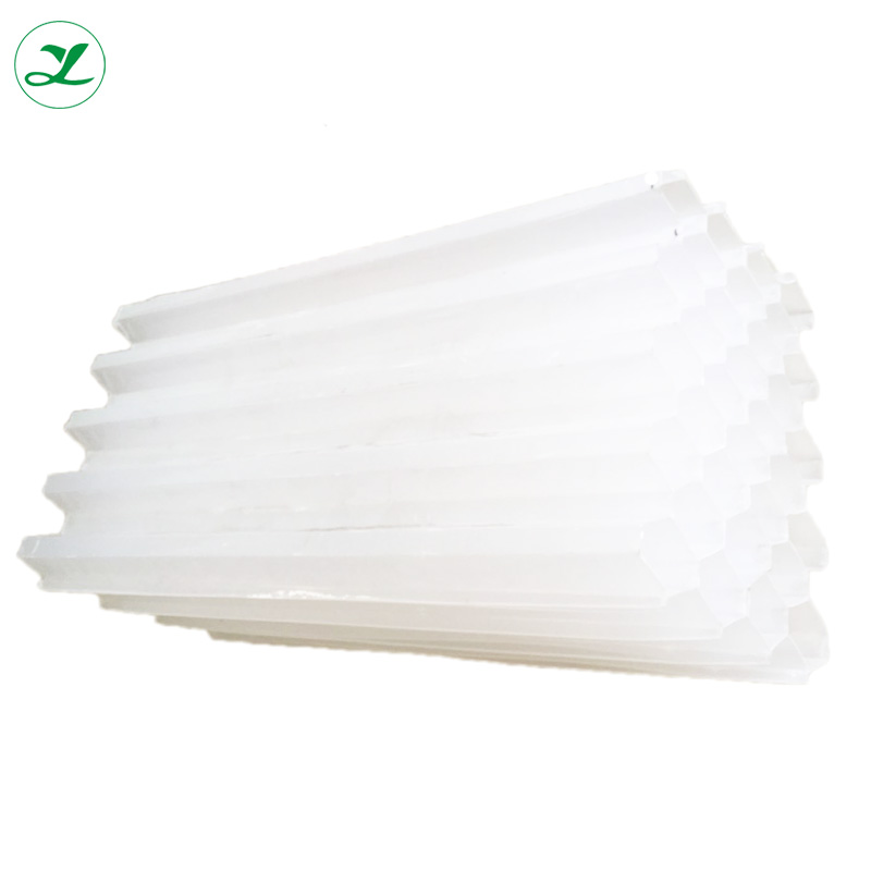 plastic hexagon honeycomb packing  inclined plate media tube setters