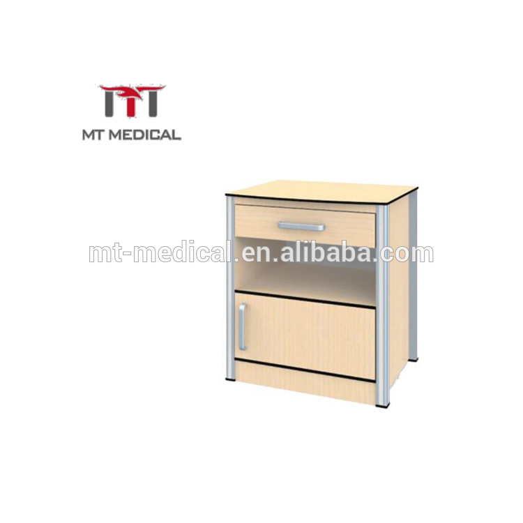 High Quality Hospital Movable ABS Bedside Storage Shoebox Cabinet