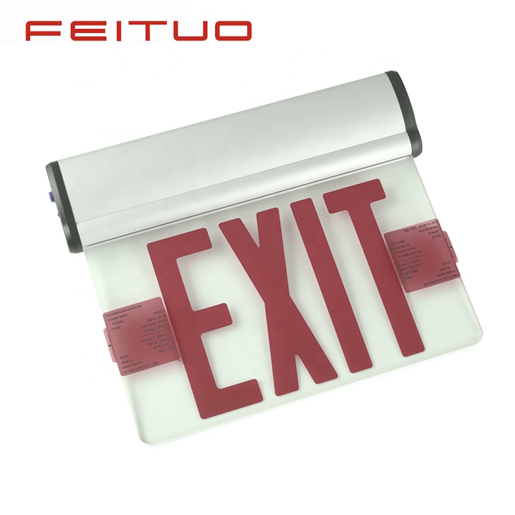 Double face 6 inch high grade wall mounted emergency exit light