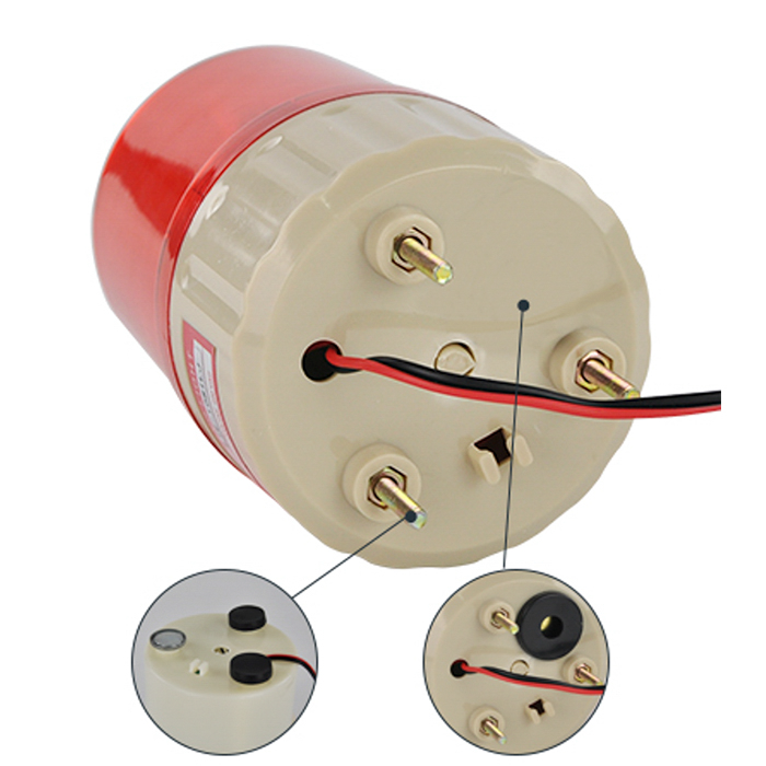 LTD-1081J IP44 Bulb sound and light alarm rotary car security light with magnet base