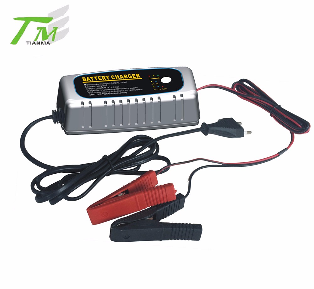 Portable 12V car battery charger Intelligent smart battery charger