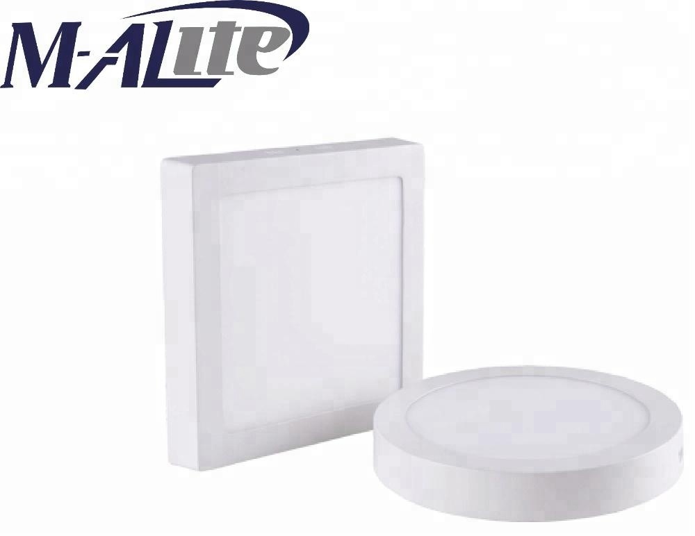 LED flat panel light standard sizes 6w 12w 18w 24w