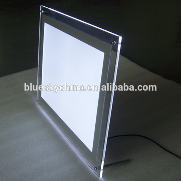 A1.A2.A3.A4 Extra slim LED acrylic light box with laser dotting LGP