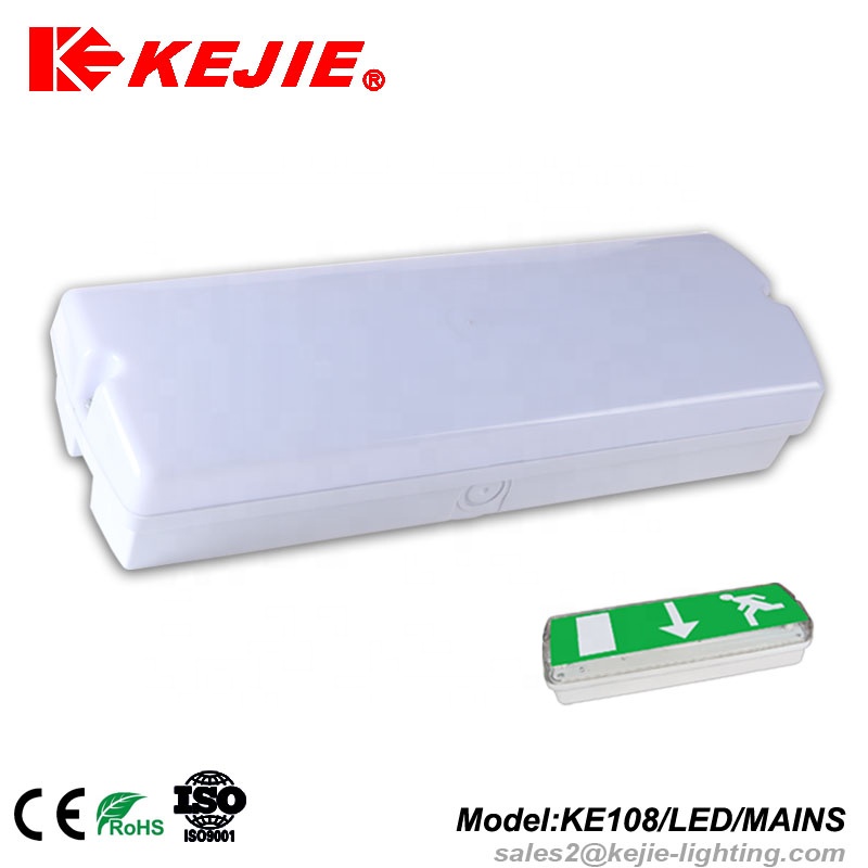 Kejie polo 2D 28 watt IP65 surface ceiling light emergency luminaire