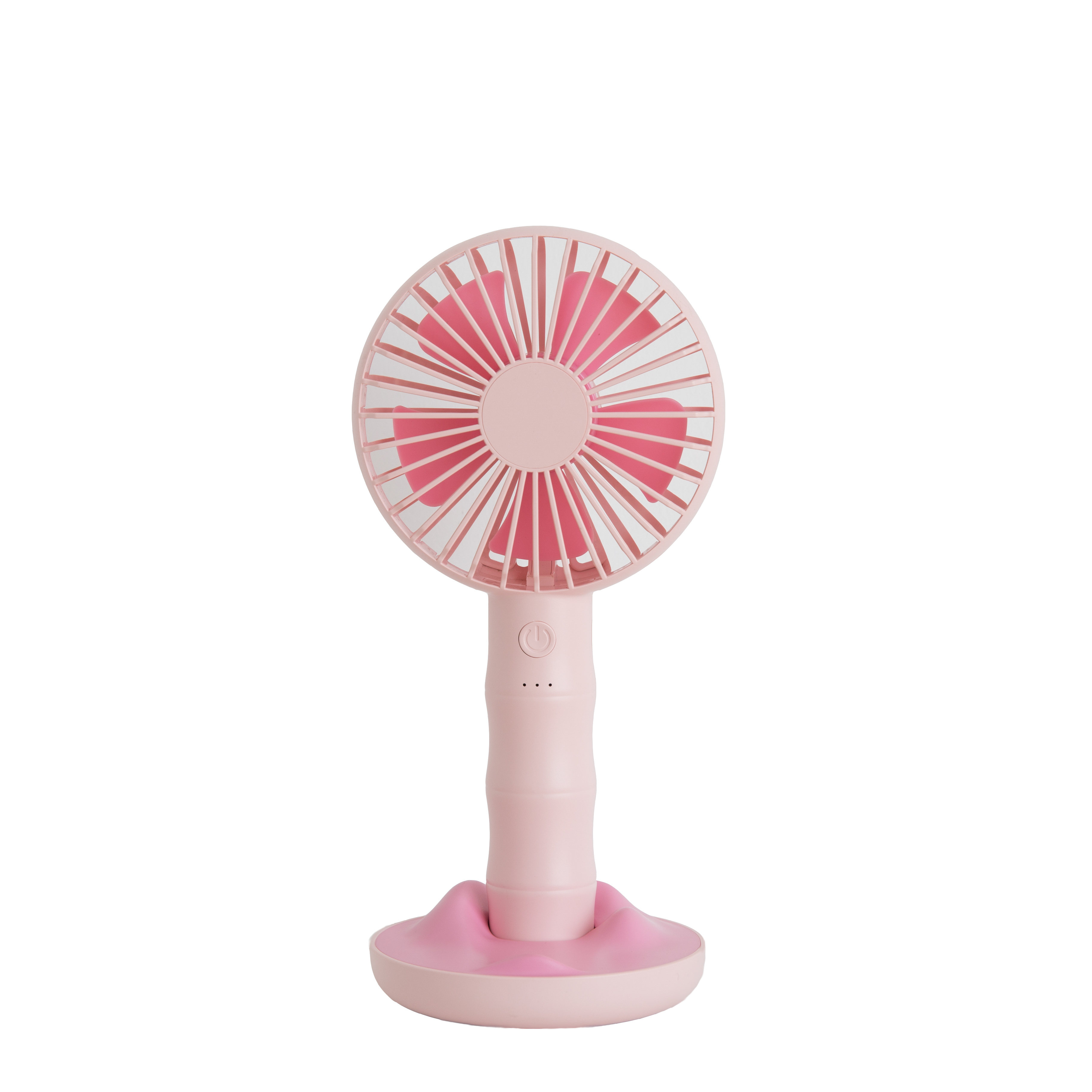 Movable Air Cooling Colored Rechargeable Handheld Fan For Home Leisure