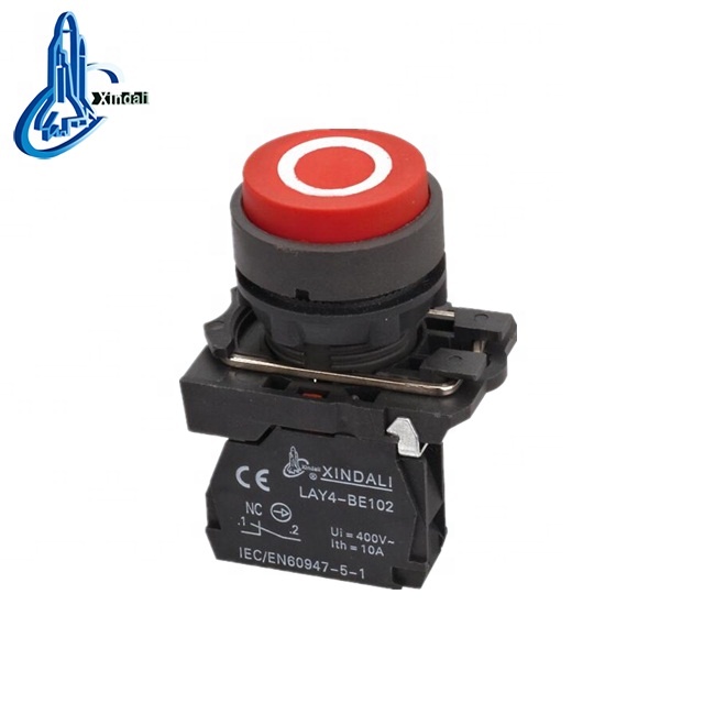 good quality spring returnpush button electrical switch from china with symbol LAY4-EL4322