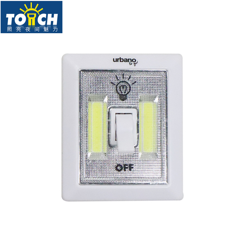 Top Selling 4*AA Super Bright Dry Batteries Night Light Cordless COB LED Light Switch