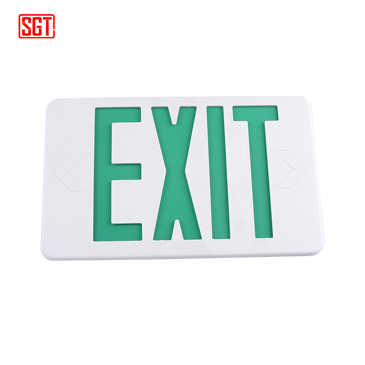 LFI Lights North American standard  Battery Backup Hardwired Red LED Standard Exit Emergency Sign Light