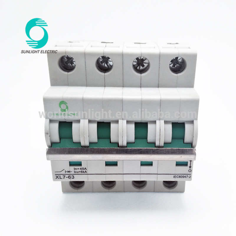 Solar system DC 250V 500V 750V 1000V 1200V 2 pole mcb dc circuit breaker