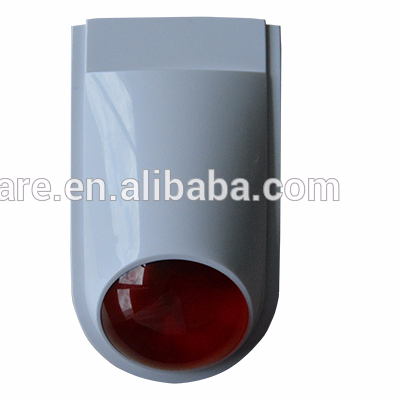 Outdoor 12V outdoor alarm siren with strobe