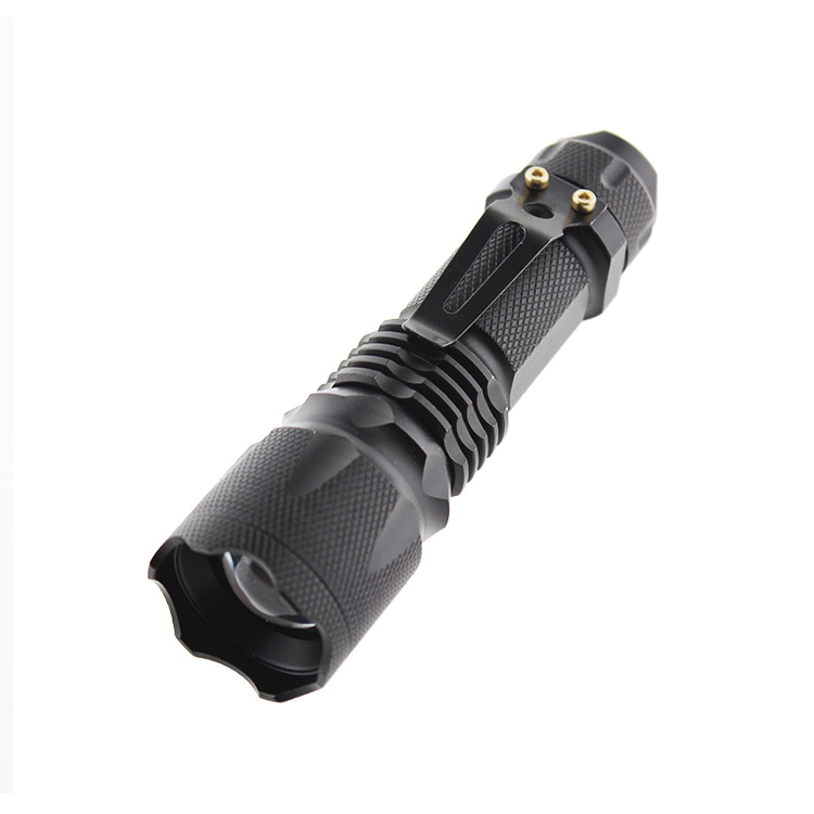 Amazon Hot Sell Mini Tactical Led Flashlight With Hook J5 Flashlight