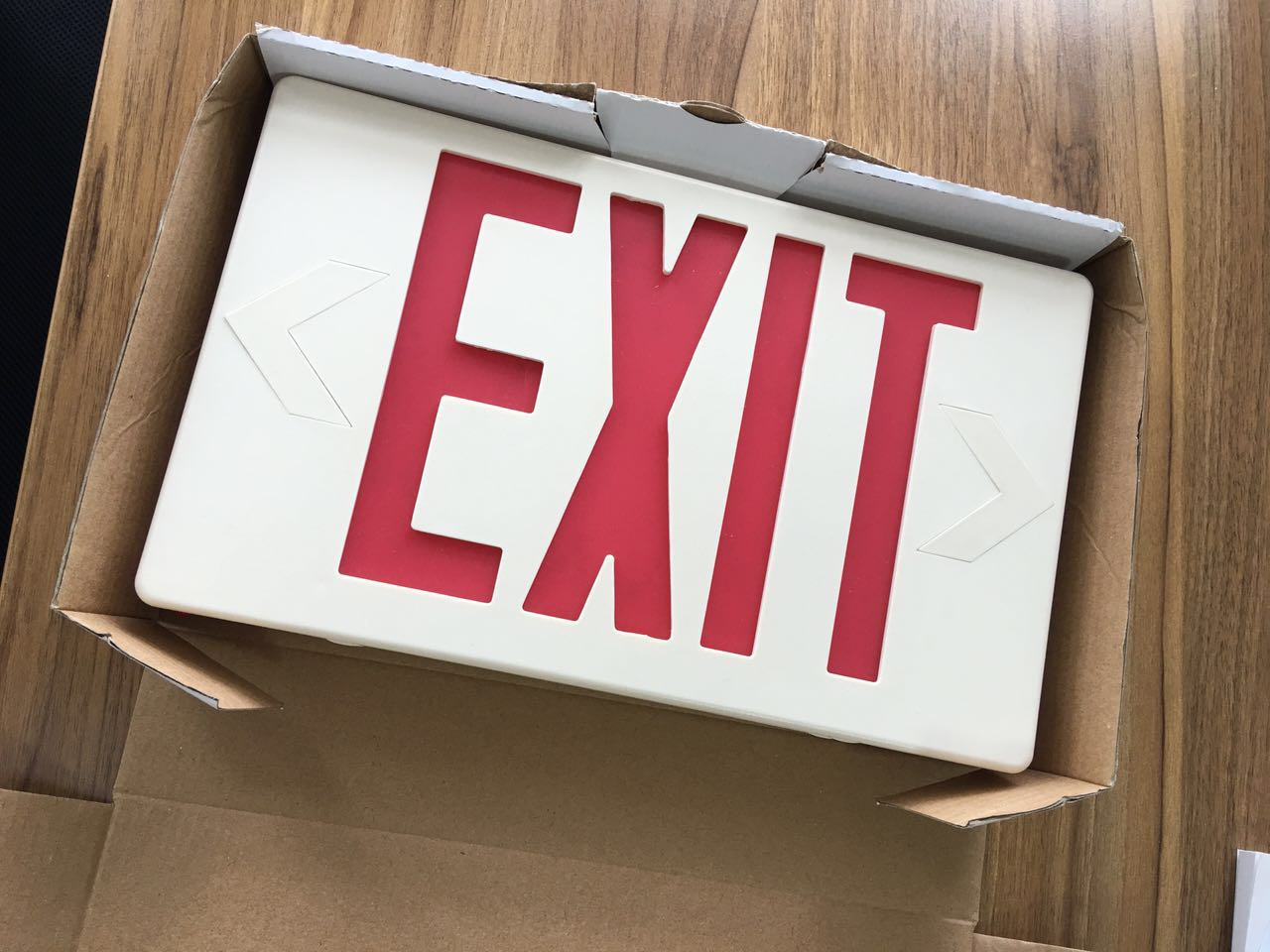 2019 Safety exit emergency light led fire exit down sign