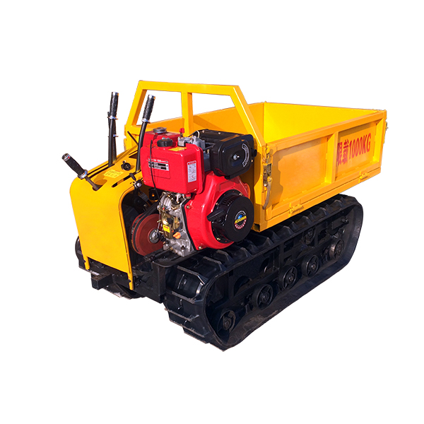 Articulated crawler type mini dumper