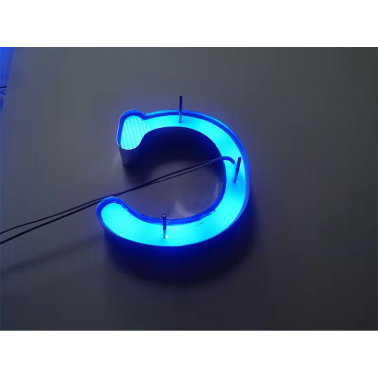 3d indoor and outdoor waterproof alphabet LED frontlit channel letter for shop advertising