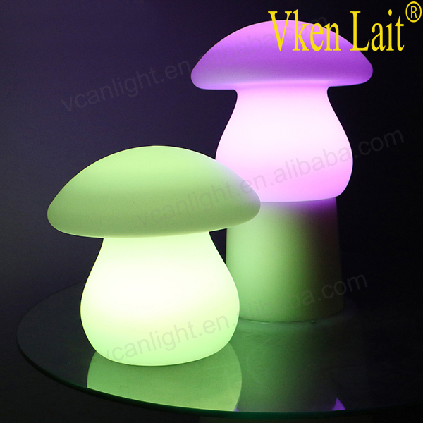 Cute Baby Children Room Decoration Table LED Mushroom Night Light