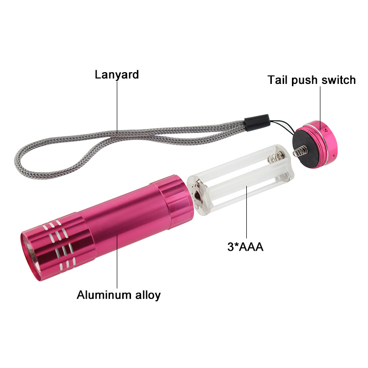 aaa battery flashlight NEW COB flashlight