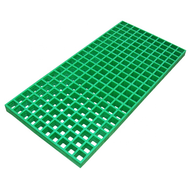 Anti slip FRP molded fire retardant car wash drain plastic tree frp grating