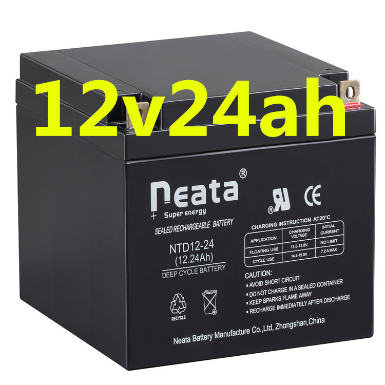 Neata 12V24AH Gel Deep Cycle Battery for UPS batteries
