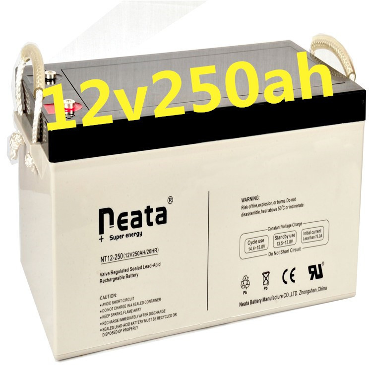 Neata solar gel battery 12v 250ah ,deep cycle lead acid battery with cheap price ,for solar system