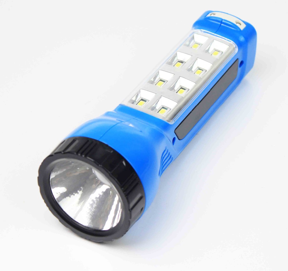 new design 1W + 8smd solar powered flash led light