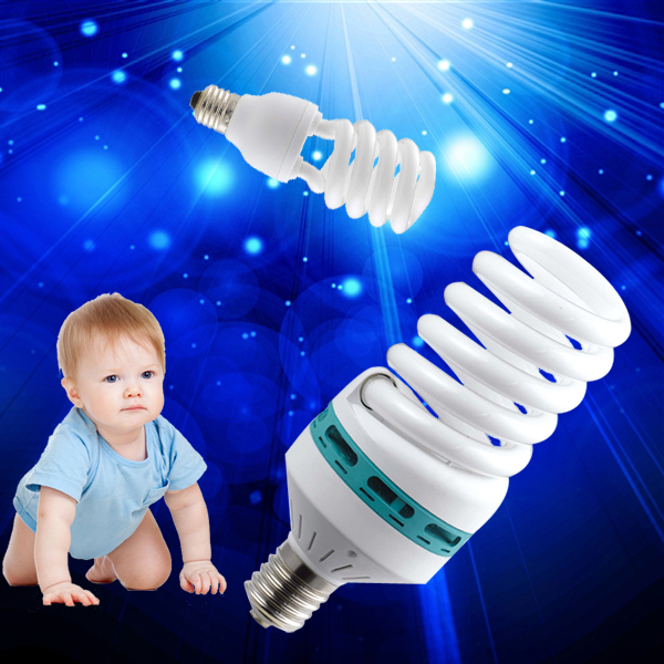 36w 40w half spiral CFL E27 B22 Energy Saving Lighting 4000k 6500k Compact Fluorescent Lamp
