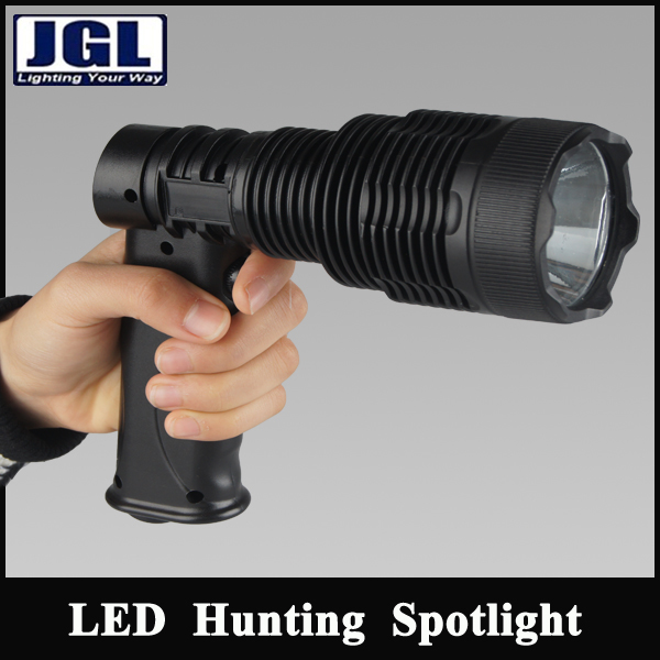CE&ROHS rotating police lights cree t6 10w led handheld spotlight