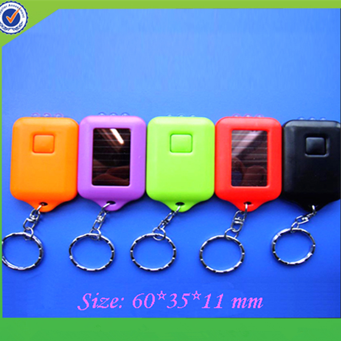 promotion 3 LED Light Power Solar Keychain