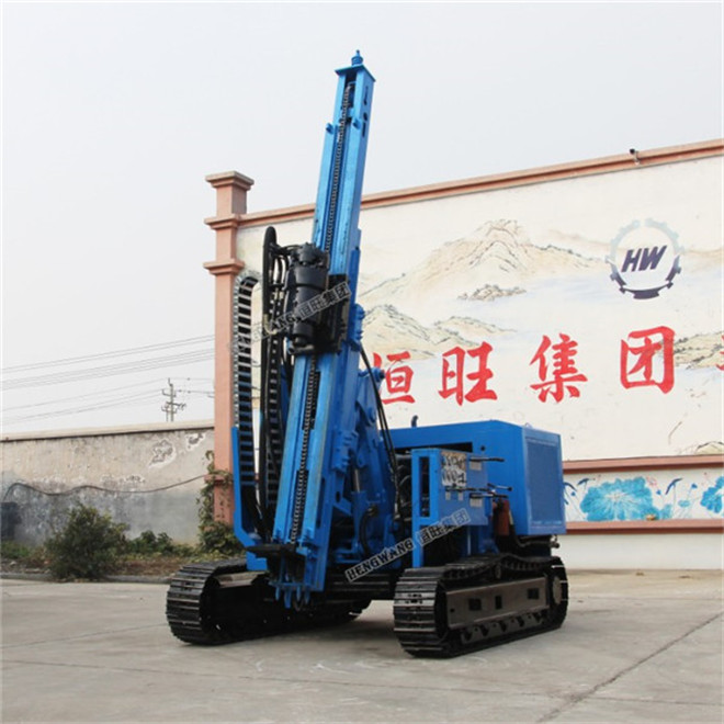 Full hydraulic drop hammer pile driver mini electric ground screw pile driver for sale