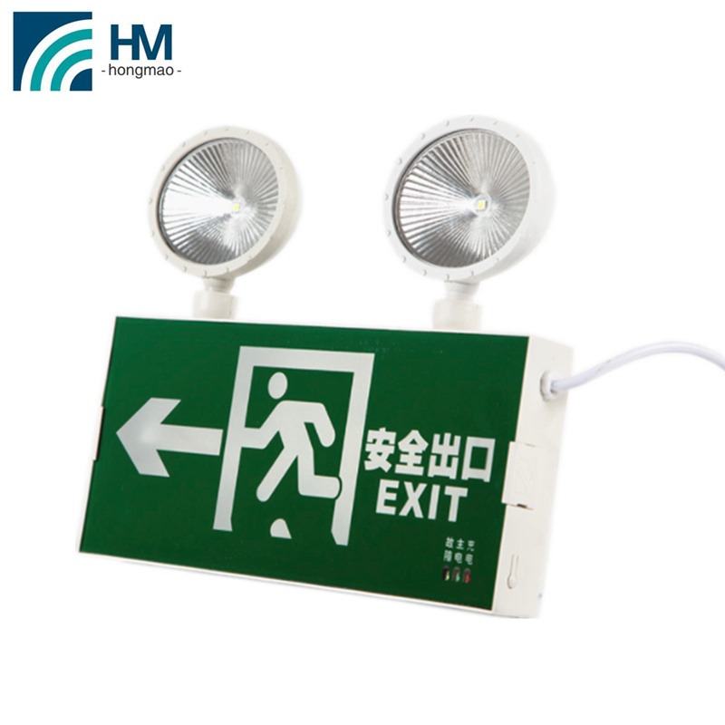 ip30 3w battery operated bulkhead light running man arrow backup round head square led emergency ceiling light