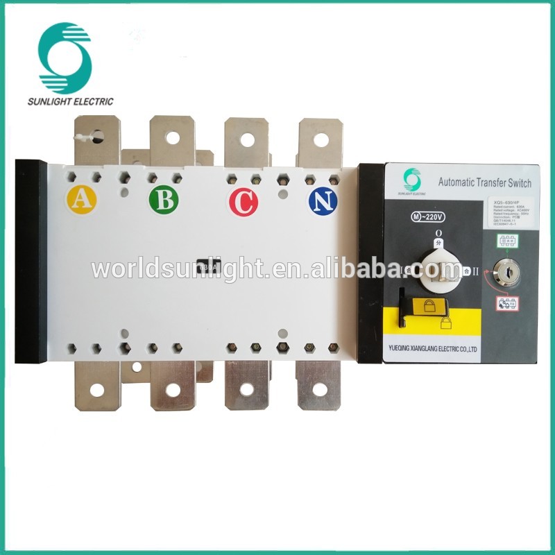 AC DC motorized automatic transfer switch