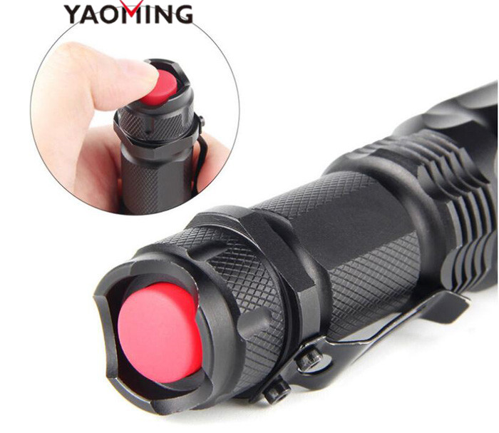 High power Outdoor Emergency Aluminum 18650 XML T6 led 1500lumen Super Power Tactical Flashlight