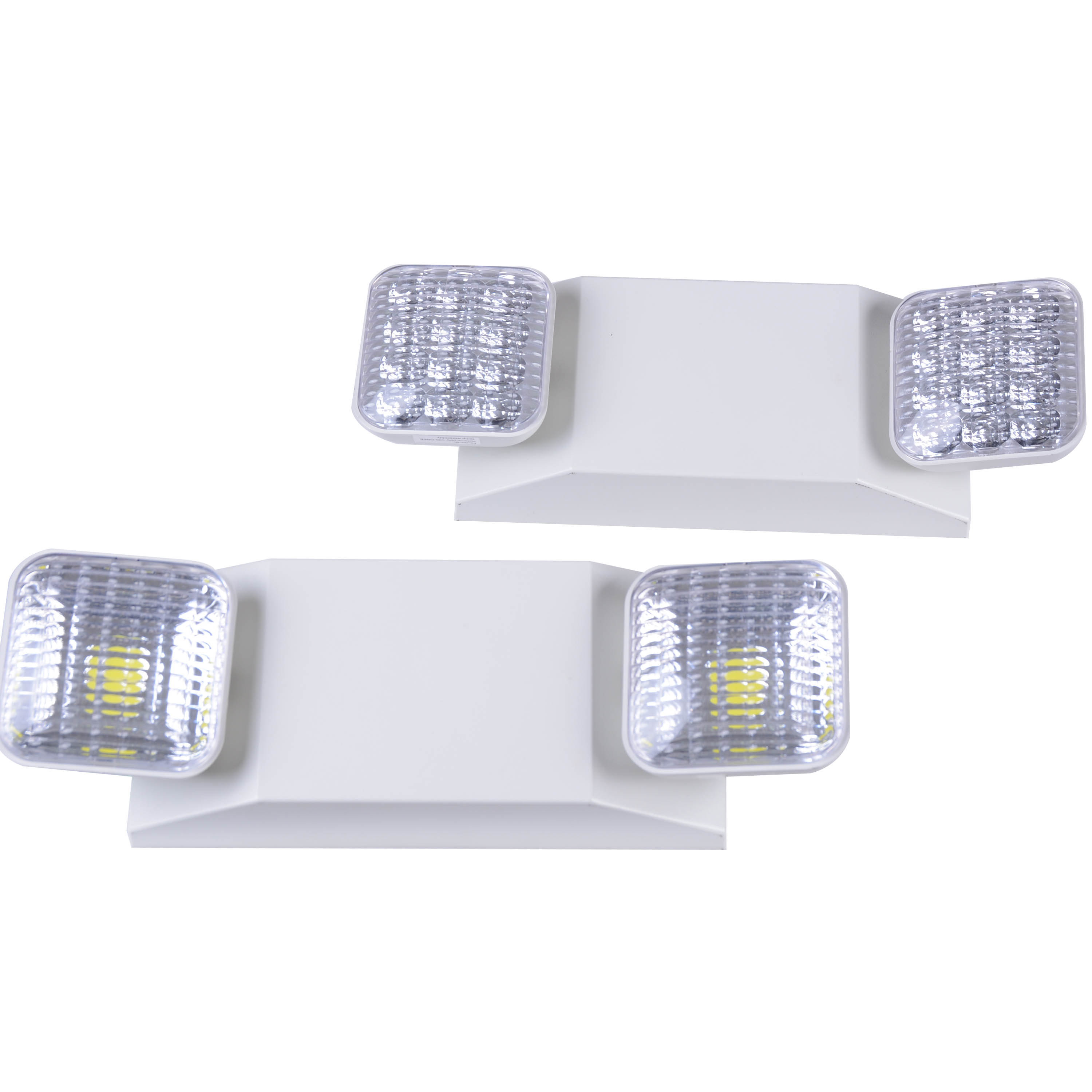 Hot selling wall mounted led rechargeable twin head emergency light for homes