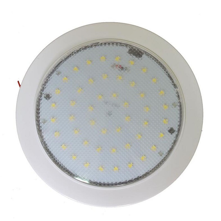 DC 12v 24V 10W LED Ceiling Light for Boat Solar Generator Battery Wind lamp Round White