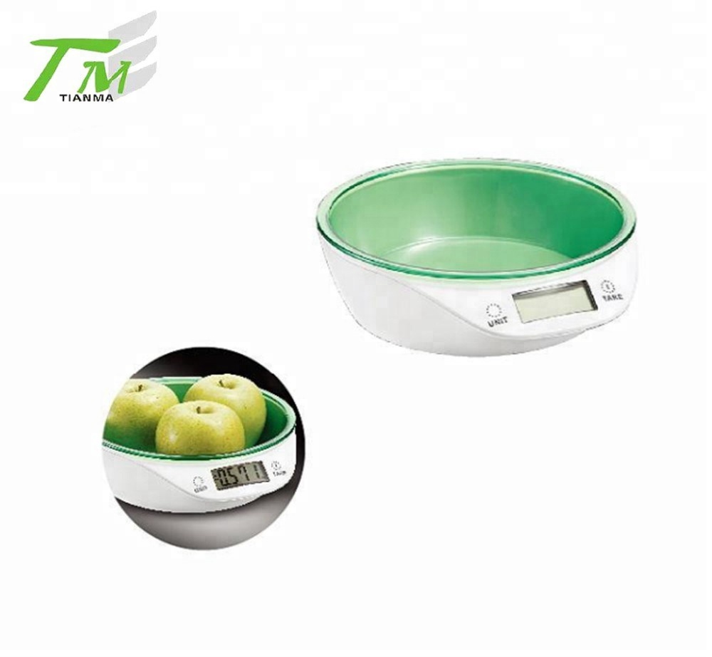 Electronic kitchen scale digital food scale with bowl household scale