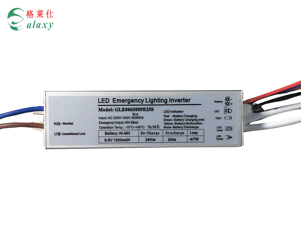 3-22w Integrated rechargeable led emergency driver backup with CE RoHS approval for panel light downlight ceiling light