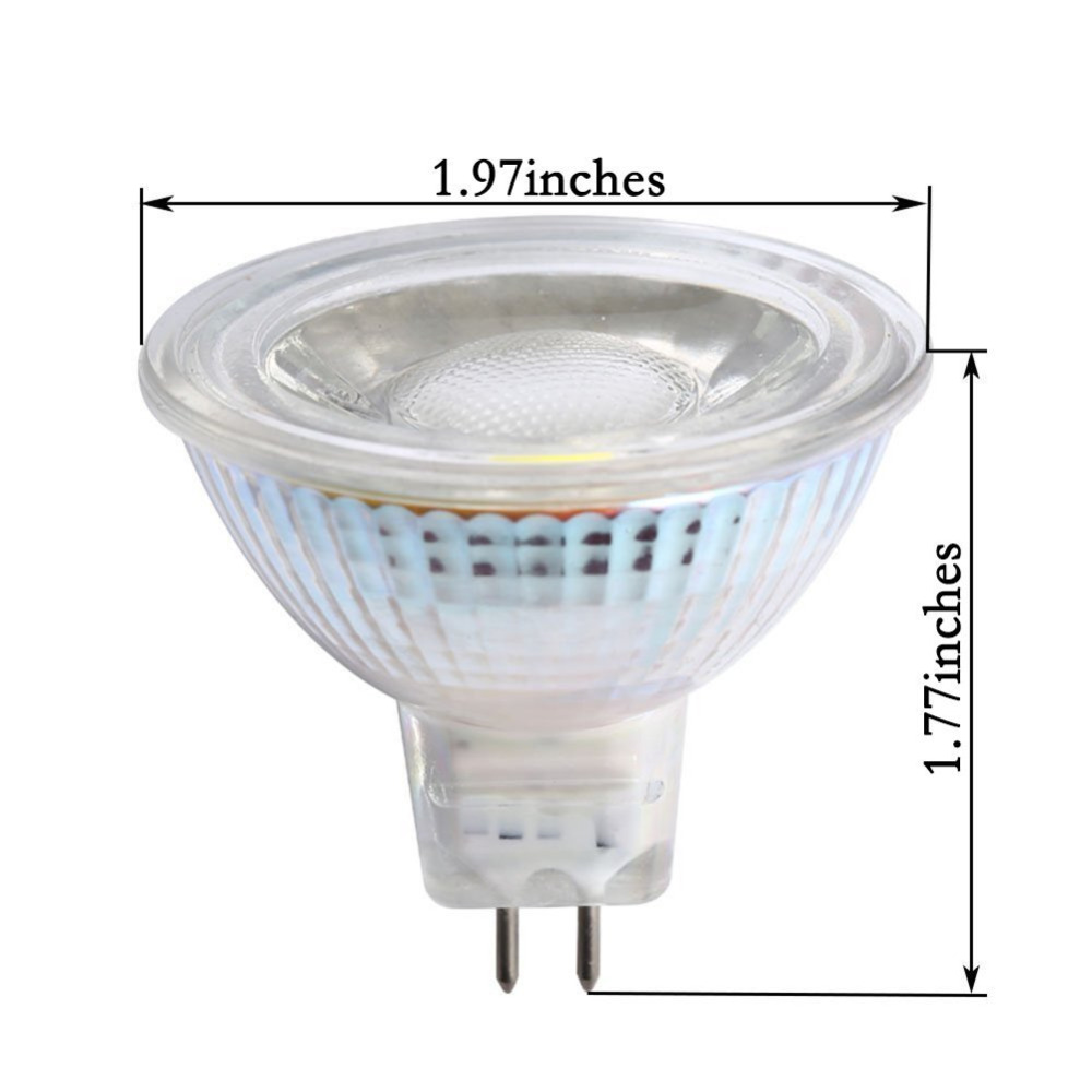 Led Bulb COB MR16 LED Spotlights 12V 35w Halogen Light Replacement Recessed Lighting,Warm White