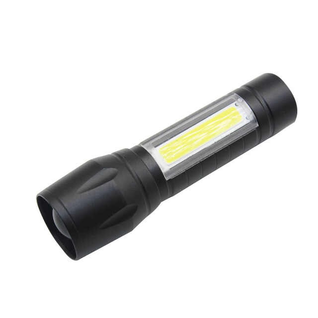 Mini  Rechargeable COB Flashlight  With Usb and Keychain Clip