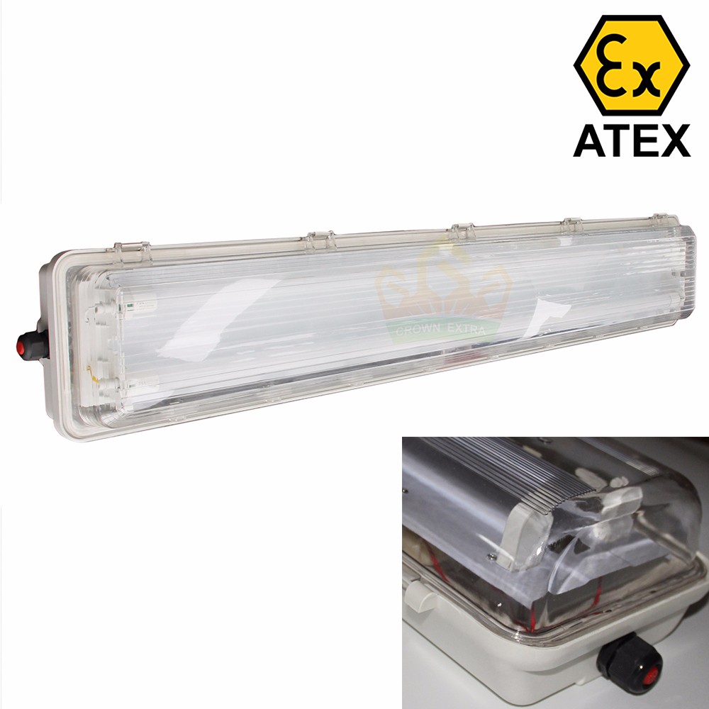 2X36W explosion proof plastic cover Fluorescent lamp