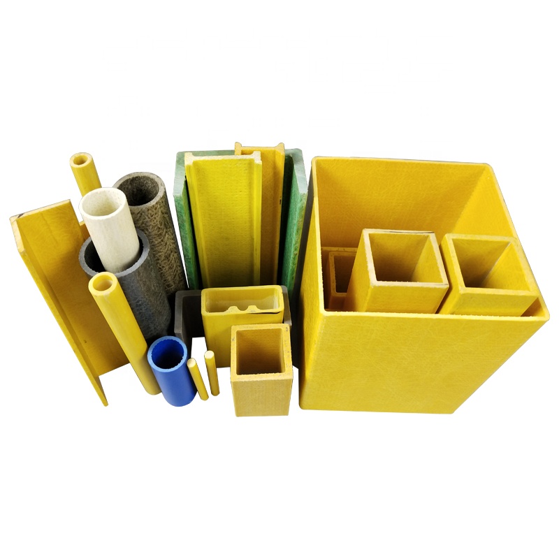 Pultruded fiberglass reinforced plastic profile frp square tube